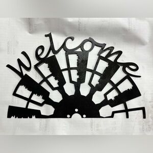 Custom metal Welcome signs